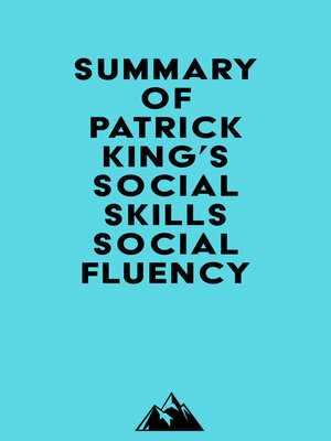 cover image of Summary of Patrick King's Social Skills--Social Fluency